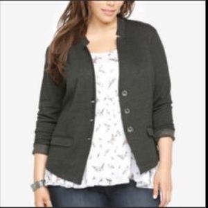 Torrid Size 3x Gray Blazer
